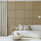 60cm x 60cm Square Wood Acoustic Wall Panel Multiple Colours